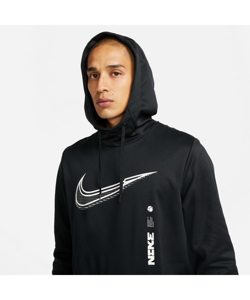 NIKE(ナイキ)の「ナイキ NIKE ナイキ TF 6MO グラフィック2 プルオーバー L/S フーディ(その他アウター・メンズ・ブラック・S/M/L/LL)」の2枚目の写真