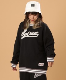AVIREX | 【直営店限定】ベースボール リブライン クルーネック スウェット / BASEBALL RIB LINE CREW NECK SWEAT / アヴィレックス /(スウェット)