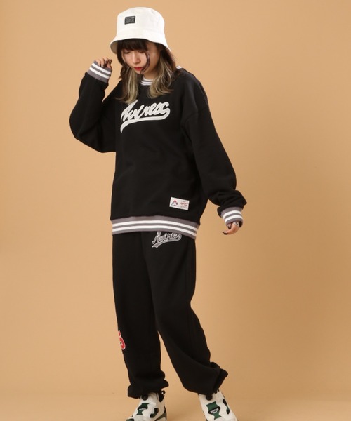AVIREX(アヴィレックス)の「【直営店限定】ベースボール リブライン クルーネック スウェット / BASEBALL RIB LINE CREW NECK SWEAT / アヴィレックス /(スウェット・レディース・ブラック/ライトグレー・XX-LARGE/X-LARGE/LARGE/MEDIUM)」の6枚目の写真