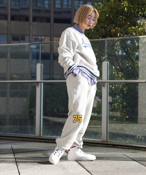AVIREX(アヴィレックス)の「【直営店限定】ベースボール リブライン クルーネック スウェット / BASEBALL RIB LINE CREW NECK SWEAT / アヴィレックス /(スウェット・レディース・ブラック/ライトグレー・XX-LARGE/X-LARGE/LARGE/MEDIUM)」の14枚目の写真