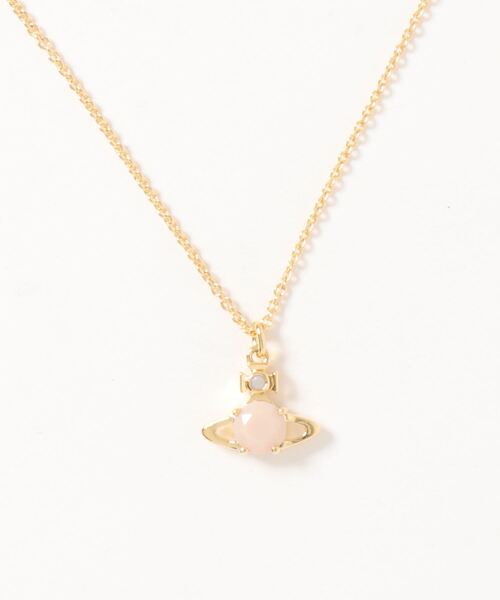 Vivienne Westwood(ヴィヴィアンウエストウッド)の「63020095/REINA PENDANT-SMV(ネックレス・レディース・シルバー/ゴールド/ピンク・FREE)」の3枚目の写真