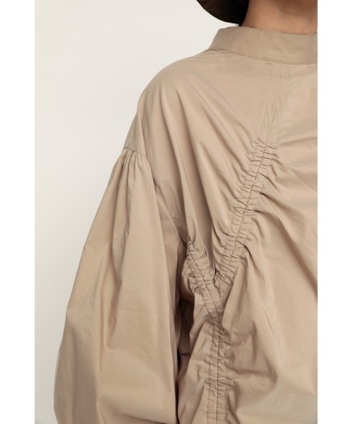 SLY（スライ）の「SHIRRING MOCK NECK DRESS シャーリング ドレス（ワンピース・レディース・オフホワイト/ベージュ/ブラック・FREE）」の15枚目の写真