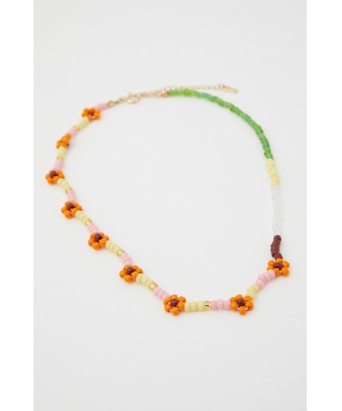 SLY(スライ)の「ASYMMETRY BEADS ネックレス アシンメトリー(ネックレス・レディース・ブラック/オレンジ/ライム/ターコイズブルー・FREE)」の21枚目の写真