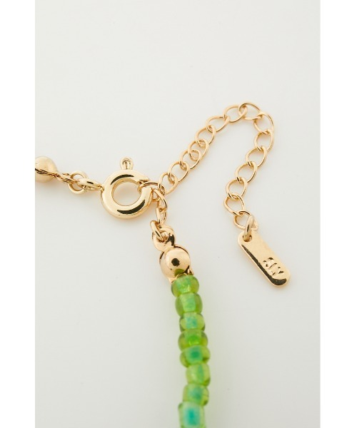 SLY(スライ)の「ASYMMETRY BEADS ネックレス アシンメトリー(ネックレス・レディース・ブラック/オレンジ/ライム/ターコイズブルー・FREE)」の12枚目の写真