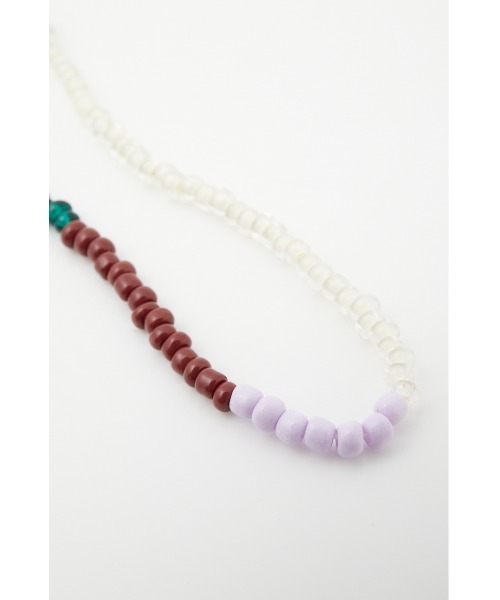 SLY(スライ)の「ASYMMETRY BEADS ネックレス アシンメトリー(ネックレス・レディース・ブラック/オレンジ/ライム/ターコイズブルー・FREE)」の9枚目の写真