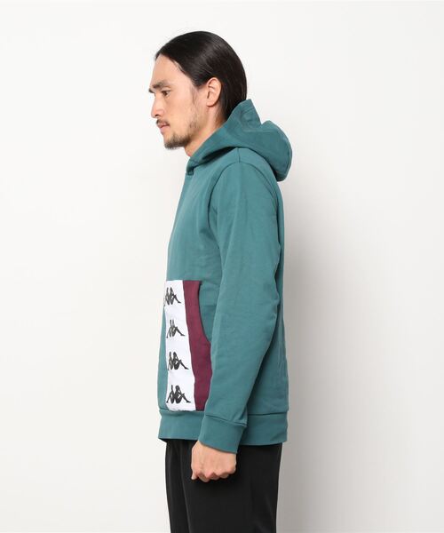 Kappa(カッパ)の「【MENS】Kappa 222 BANDA 10 FALCO HOODIE(パーカー・メンズ・ブラック×ホワイト/グリーン・XX-LARGE/LARGE/X-LARGE)」の7枚目の写真
