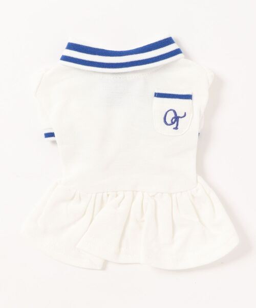 One Octave(ワンオクターヴ)の「One Octave/ポロシャツワンピ(ペットウェア・レディース・ピンク/ホワイト・M/S/XS/L/2L/2M/2XS)」の6枚目の写真