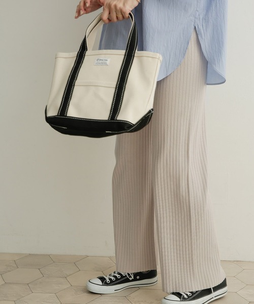 URBAN RESEARCH DOORS（アーバンリサーチドアーズ）の「ニットイージーパンツ（その他パンツ・レディース・チャコールグレー/ベージュ系その他・1）」の3枚目の写真