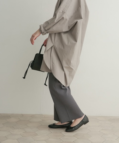 URBAN RESEARCH DOORS（アーバンリサーチドアーズ）の「ニットイージーパンツ（その他パンツ・レディース・チャコールグレー/ベージュ系その他・1）」の16枚目の写真