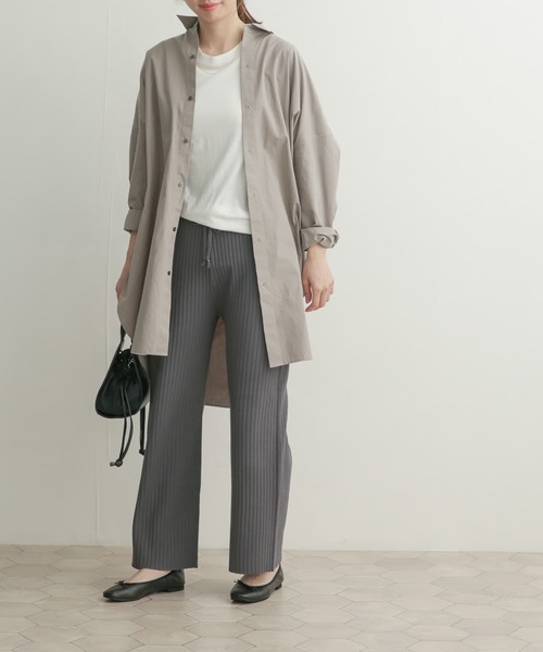 URBAN RESEARCH DOORS（アーバンリサーチドアーズ）の「ニットイージーパンツ（その他パンツ・レディース・チャコールグレー/ベージュ系その他・1）」の22枚目の写真