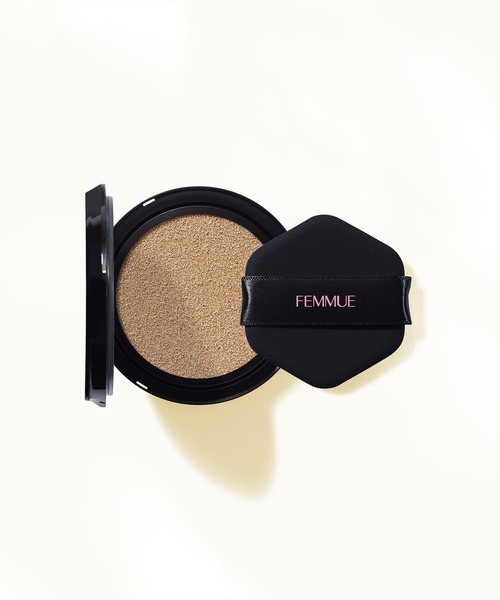 FEMMUE（ファミュ）の「エバーグロウクッション SPF25 PA++ レフィル（パフ付き）（ファンデーション・レディース・ナチュラルベージュ/ライブベージュ/ベリーベージュ・FREE）」の2枚目の写真