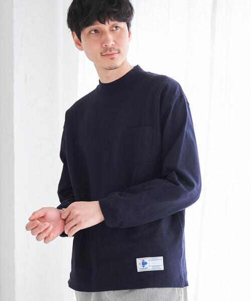 スラブ天竺モックネックロングスリーブtシャツ メンズ Men Coen コーエン 公式ファッション通販 スラブ天竺モックネックロングスリーブtシャツ メンズ Men Coen コーエン 公式ファッション通販