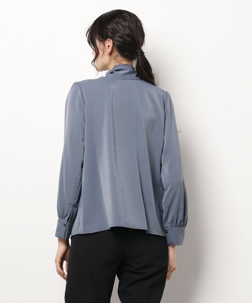 Te chichi（テチチ）の「前後2wayボウタイブラウス（シャツ/ブラウス・レディース・オフホワイト/ミント/チャコール・ﾌﾘ-）」の5枚目の写真