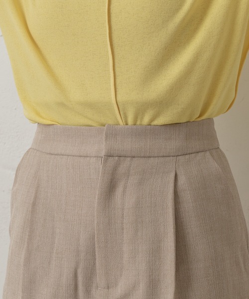 Kastane（カスタネ）の「【SETUP対応】SETUPハイウエストショートパンツ（その他パンツ・レディース・ライトグレー/ブラウン/ブラック・FREE）」の4枚目の写真