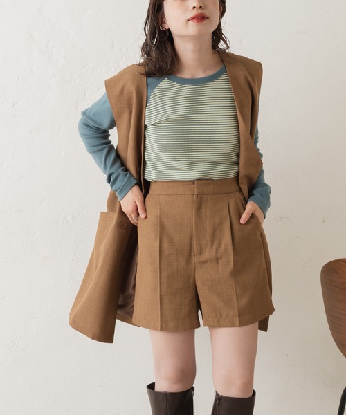 kastane ストラップシャツ＆ストラップショートパンツ SETUP SETUPショートパンツ | Kastane(カスタネ)レディース | PAL