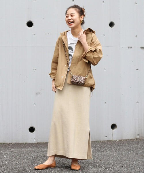 JOURNAL STANDARD relume（ジャーナルスタンダード　レリューム）の「《追加》グログランマウンテンパーカー◆（マウンテンパーカー・レディース・ブラック/ベージュ・FREE）」の14枚目の写真