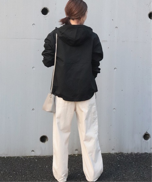JOURNAL STANDARD relume（ジャーナルスタンダード　レリューム）の「《追加》グログランマウンテンパーカー◆（マウンテンパーカー・レディース・ブラック/ベージュ・FREE）」の10枚目の写真