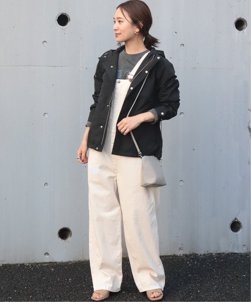 JOURNAL STANDARD relume（ジャーナルスタンダード　レリューム）の「《追加》グログランマウンテンパーカー◆（マウンテンパーカー・レディース・ブラック/ベージュ・FREE）」の8枚目の写真