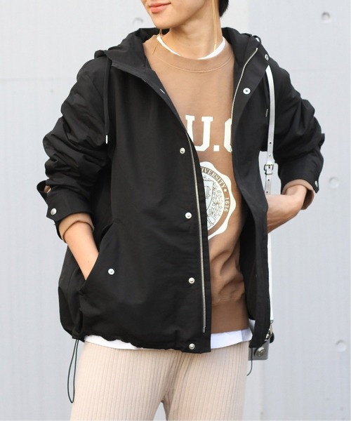 JOURNAL STANDARD relume（ジャーナルスタンダード　レリューム）の「《追加》グログランマウンテンパーカー◆（マウンテンパーカー・レディース・ブラック/ベージュ・FREE）」の6枚目の写真