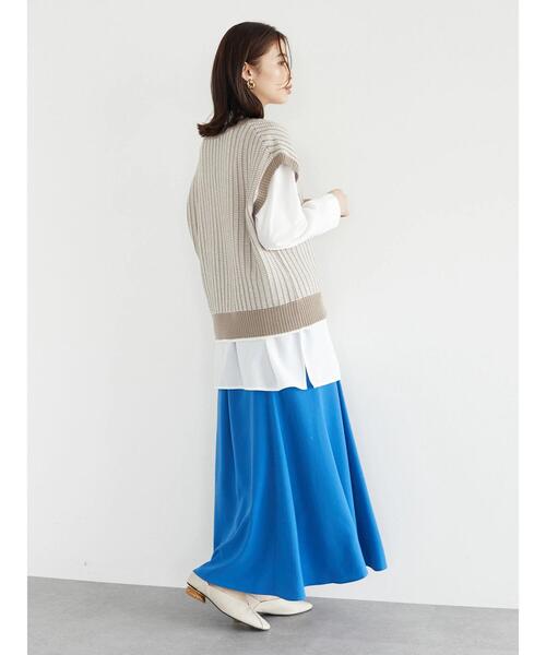 Green　Parks（グリーンパークス）の「マーメイドスカート＊（スカート・レディース・ブルー/ブラック/ホワイト系その他2・FREE）」の4枚目の写真