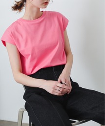 SENSE OF PLACE by URBAN RESEARCH | オーガニックコットンフレンチスリーブTシャツ(Tシャツ/カットソー)