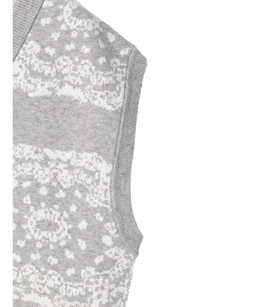 Furryrate(ファーリーレート)の「・furry rate ジャカードVネックベスト(ベスト・レディース・グレー/ブラック・FREE)」の18枚目の写真