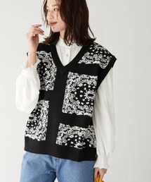 Furryrate | ・furry rate ジャカードVネックベスト(ベスト)