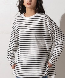 EUCLAID | 天竺ボーダーロングスリーブＴシャツ(Tシャツ/カットソー)