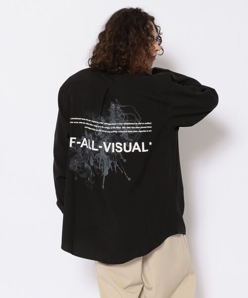 A4A（エーフォーエー）の「A4A(エーフォーエー)  GRAPHIC LSH グラフィックシャツ（シャツ/ブラウス・メンズ・ホワイト/ブラック/グリーン・FREE）」の3枚目の写真