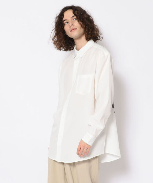 A4A（エーフォーエー）の「A4A(エーフォーエー)  GRAPHIC LSH グラフィックシャツ（シャツ/ブラウス・メンズ・ホワイト/ブラック/グリーン・FREE）」の4枚目の写真