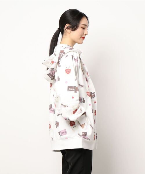 Honey Cinnamon（ハニーシナモン）の「チョコシナモン総柄zipパーカー