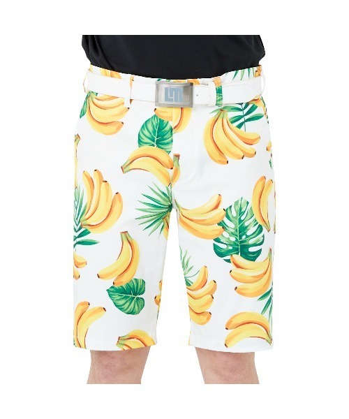 Loudmouth(ラウドマウス)の「LOUDMOUTH/ラウドマウス ゴルフウェア 総柄 Dカン付き 昇華プリント ストレッチ UVカット ハーフパンツ ショートパンツ(その他パンツ・メンズ・その他/ブラック系その他/マルチ/ブルー系その他/ホワイト系その他/ライトグリーン系・M/3XL/LL/L/XL/XXL)」の8枚目の写真