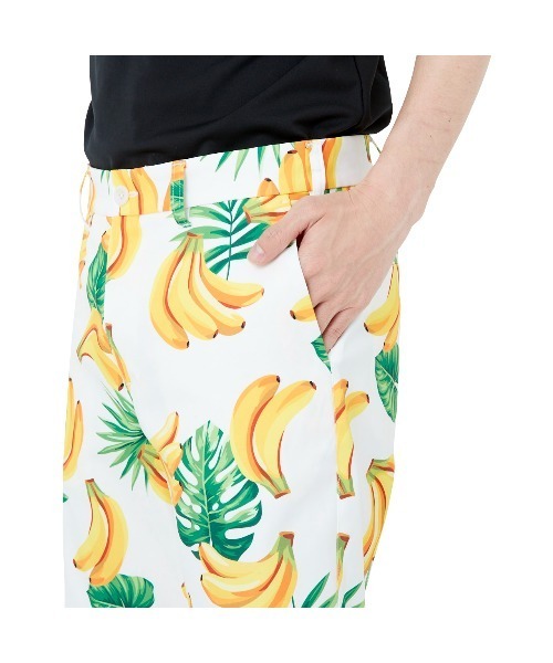 Loudmouth(ラウドマウス)の「LOUDMOUTH/ラウドマウス ゴルフウェア 総柄 Dカン付き 昇華プリント ストレッチ UVカット ハーフパンツ ショートパンツ(その他パンツ・メンズ・その他/ブラック系その他/マルチ/ブルー系その他/ホワイト系その他/ライトグリーン系・M/3XL/LL/L/XL/XXL)」の12枚目の写真