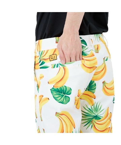 Loudmouth(ラウドマウス)の「LOUDMOUTH/ラウドマウス ゴルフウェア 総柄 Dカン付き 昇華プリント ストレッチ UVカット ハーフパンツ ショートパンツ(その他パンツ・メンズ・その他/ブラック系その他/マルチ/ブルー系その他/ホワイト系その他/ライトグリーン系・M/3XL/LL/L/XL/XXL)」の13枚目の写真