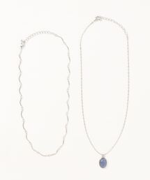 earth music&ecology | アクリルストーン2連ネックレス(ネックレス)