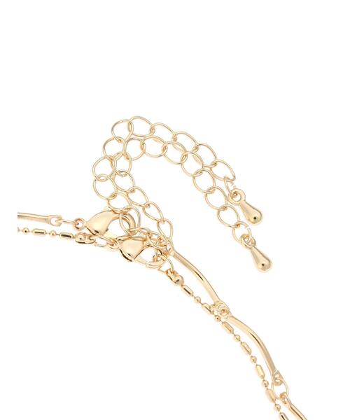 earth music&ecology（アースミュージックアンドエコロジー）の「アクリルストーン2連ネックレス（ネックレス・レディース・シルバー/ゴールド・FREE）」の10枚目の写真