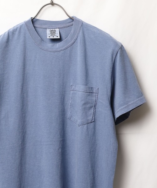 comfort colors(コンフォートカラーズ)の「《COMFORT COLORS》6.1oz ガーメントダイポケットTシャツ(Tシャツ/カットソー・レディース・ホワイト/マスタード/スミクロ/ブルー系/ネイビー系/レッド系/グリーン系・X-LARGE/LARGE/MEDIUM)」の4枚目の写真