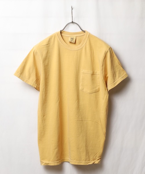 comfort colors(コンフォートカラーズ)の「《COMFORT COLORS》6.1oz ガーメントダイポケットTシャツ(Tシャツ/カットソー・レディース・ホワイト/マスタード/スミクロ/ブルー系/ネイビー系/レッド系/グリーン系・X-LARGE/LARGE/MEDIUM)」の12枚目の写真