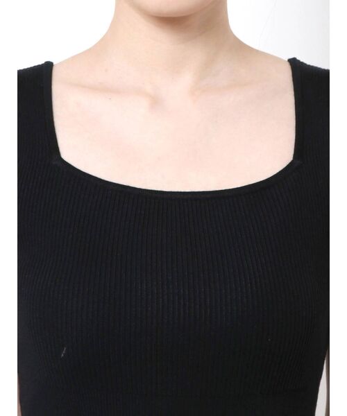 EMODA（エモダ）の「リブスリットマキシニットワンピース（ワンピース・レディース・ブラック/ブルー/グレー・FREE）」の20枚目の写真