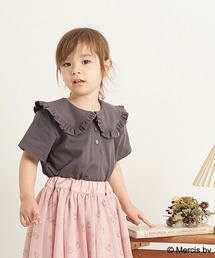 b・ROOM | フリルビッグカラートップス(Tシャツ/カットソー)