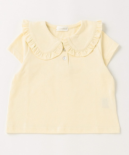 b・ROOM(ビールーム)の「フリルビッグカラートップス(Tシャツ/カットソー・キッズ・チャコール/アイボリー/ミント・100cm/120cm/130cm/90cm/110cm)」の12枚目の写真