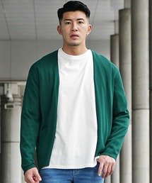 【JOKER】接触冷感 ボタンレス トッパー カーディガン メンズ 春服