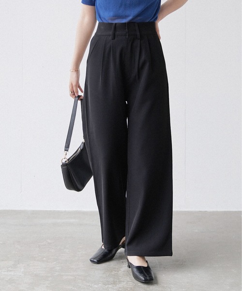 Happy John（ハッピージョン）の「basic summer pants/ベーシックサマーパンツ（その他パンツ・レディース・ブラック/ホワイト・MEDIUM/SMALL）」の3枚目の写真