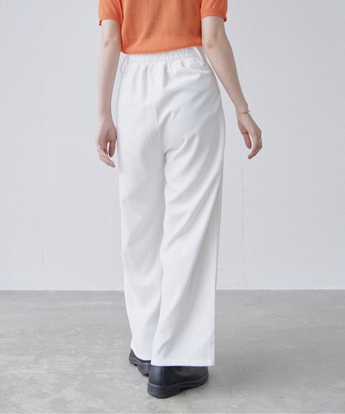 Happy John（ハッピージョン）の「basic summer pants/ベーシックサマーパンツ（その他パンツ・レディース・ブラック/ホワイト・MEDIUM/SMALL）」の12枚目の写真