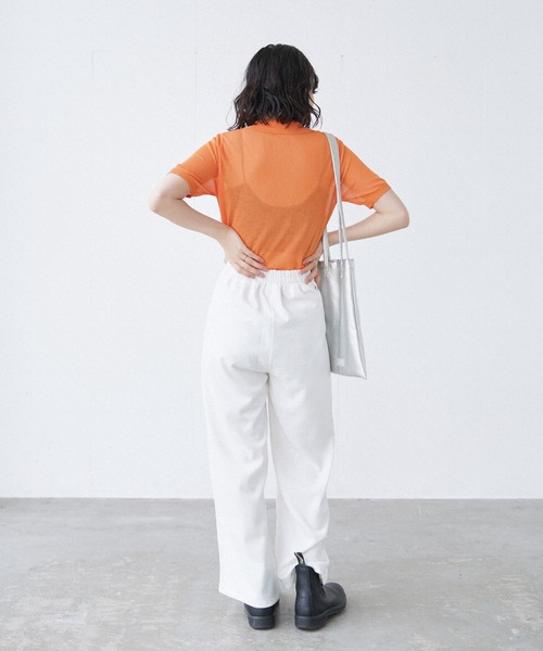 Happy John（ハッピージョン）の「basic summer pants/ベーシックサマーパンツ（その他パンツ・レディース・ブラック/ホワイト・MEDIUM/SMALL）」の16枚目の写真