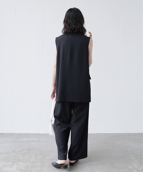 Happy John（ハッピージョン）の「basic summer pants/ベーシックサマーパンツ（その他パンツ・レディース・ブラック/ホワイト・MEDIUM/SMALL）」の19枚目の写真