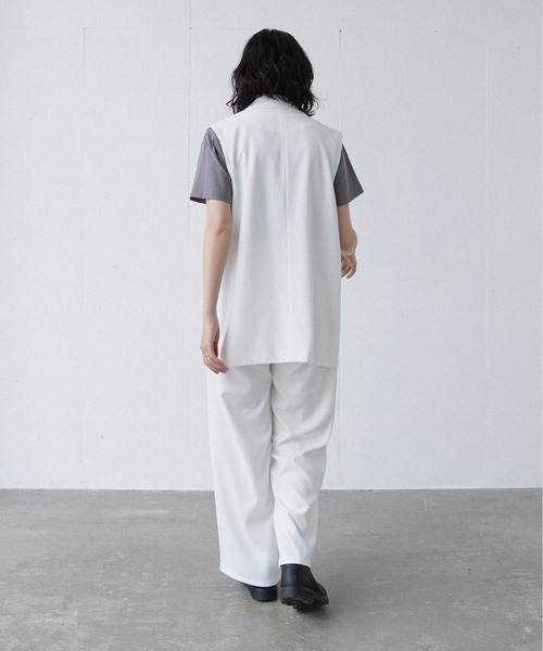 Happy John（ハッピージョン）の「basic summer pants/ベーシックサマーパンツ（その他パンツ・レディース・ブラック/ホワイト・MEDIUM/SMALL）」の22枚目の写真