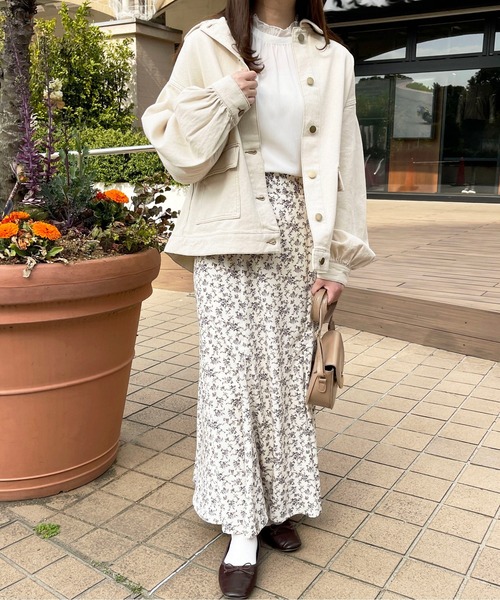 apres jour（アプレジュール）の「【セットアップ可能】ルーズGジャン【ZOZOTOWN限定アイテム】（デニムジャケット・レディース・オフホワイト/ダークブルー/ピンク・X-LARGE/フリー）」の11枚目の写真