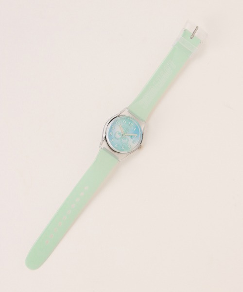 LOVETOXIC(ラブトキシック)の「タイダイプラウォッチ(アナログ腕時計・キッズ・オフホワイト/ラベンダー/エメラルド・FREE)」の2枚目の写真