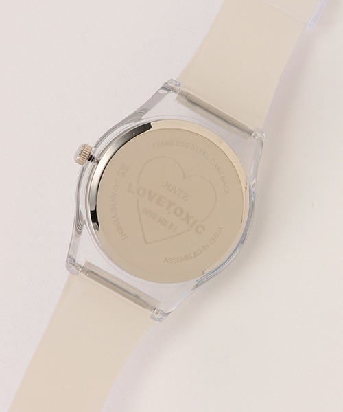 LOVETOXIC(ラブトキシック)の「タイダイプラウォッチ(アナログ腕時計・キッズ・オフホワイト/ラベンダー/エメラルド・FREE)」の6枚目の写真